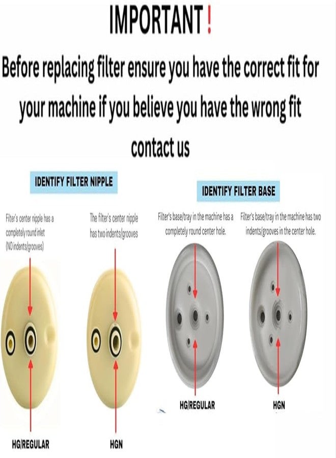 فلتر مياه بديل عالي الجودة من لويزيتارج، لإزالة الكلور من أجهزة ليفيلوك كانجين 8-2 قطعة (بديل لفلتر HG-N و K-8) - Image 3
