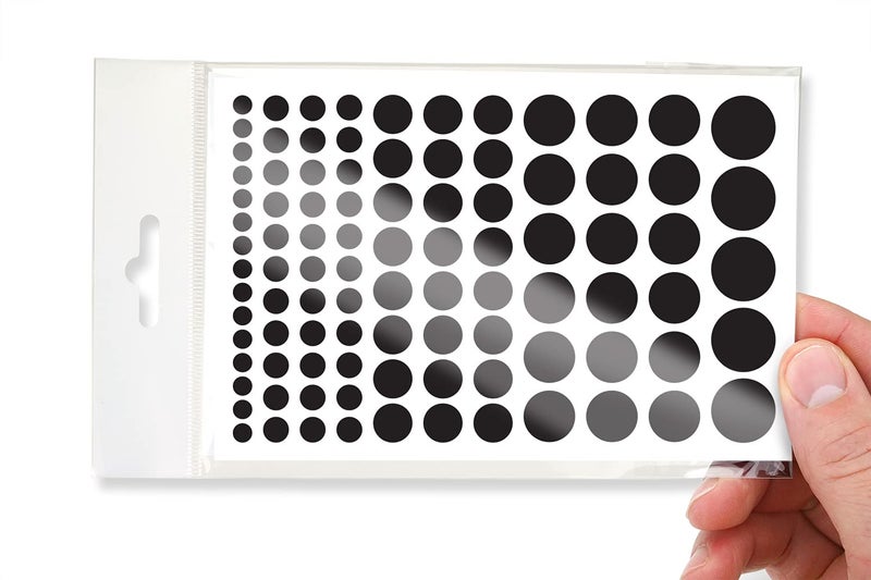 BLOCKED Stackable Webcam/Camera Vinyl Covers | 95 Low-Tack Restickable Webcam Stickers | 5-Sizes | Black 95-Pack (Ultra Glossy) - Image 1