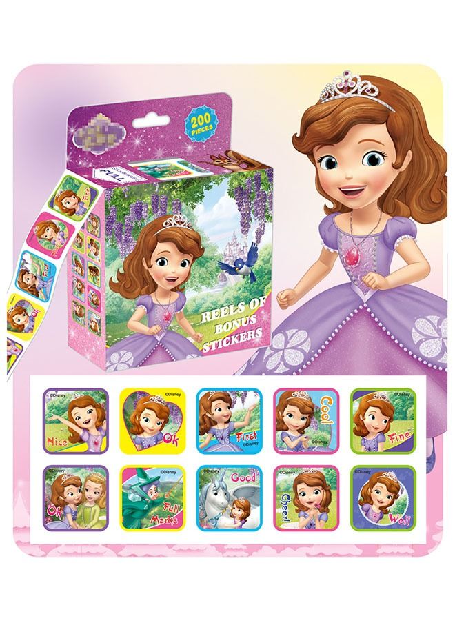 3 Piece Kids Cartoon Roll Stickers Baby Reward Sticker Set - Image 5