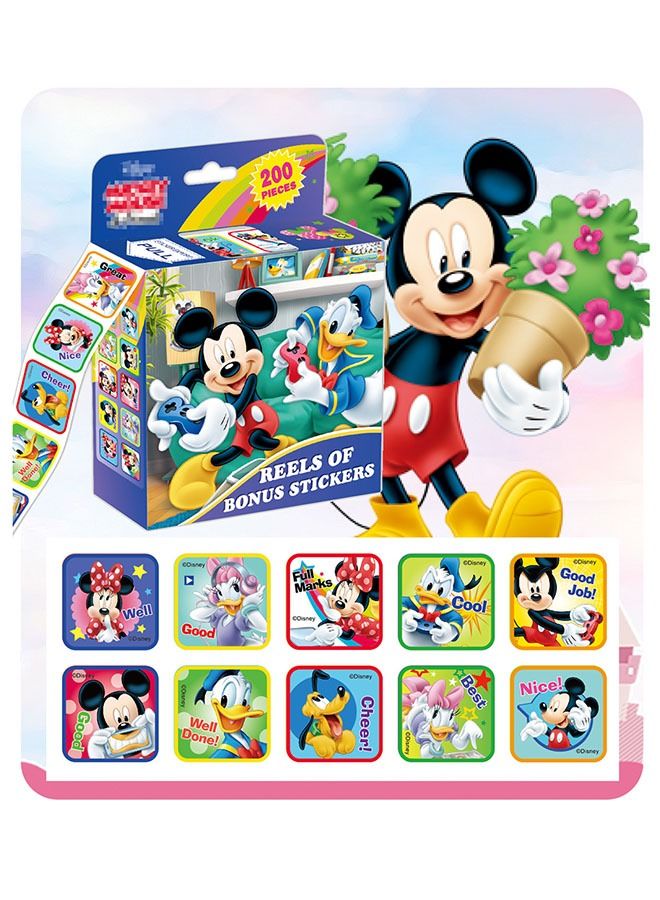 3 Piece Kids Cartoon Roll Stickers Baby Reward Sticker Set - Image 4