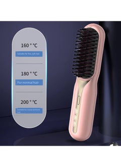 General Mini Ionic Straightening Comb – Travel-Friendly Straightener & Curler for Men/Women, Dual-Use Hair Styling Tool  - Image 4