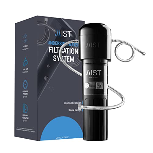 Mist Under Sink Water Filter, 20,000 Gallon, Reduces PFAS, PFOA/PFOS, Lead, Chlorine, Bad Taste & Odor, Under Counter Water Filter System, Direct Connect to Kitchen Faucet, NSF/ANSI 42 Certified - Image 1