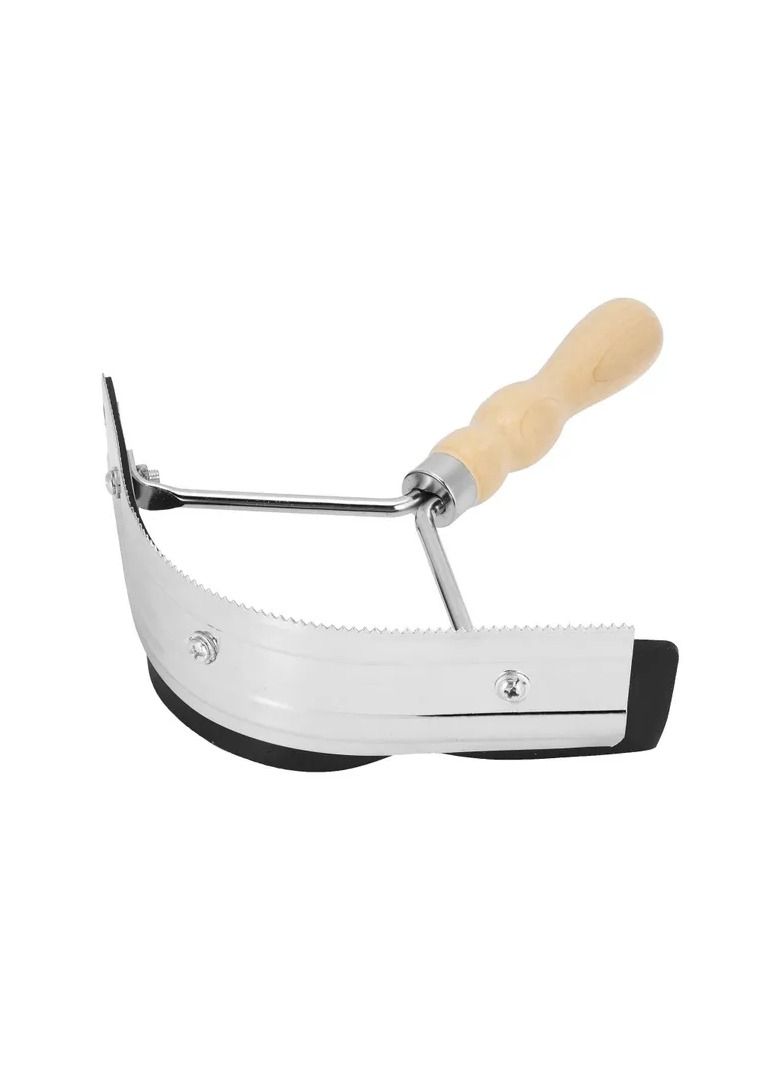 Generic 1-Piece Horse Sweat Scraper,Wood Stainless Steel Rubber Scraper Horse Cleaning Tool,Horse Grooming Care Aid Cleaning Equipment - Image 5