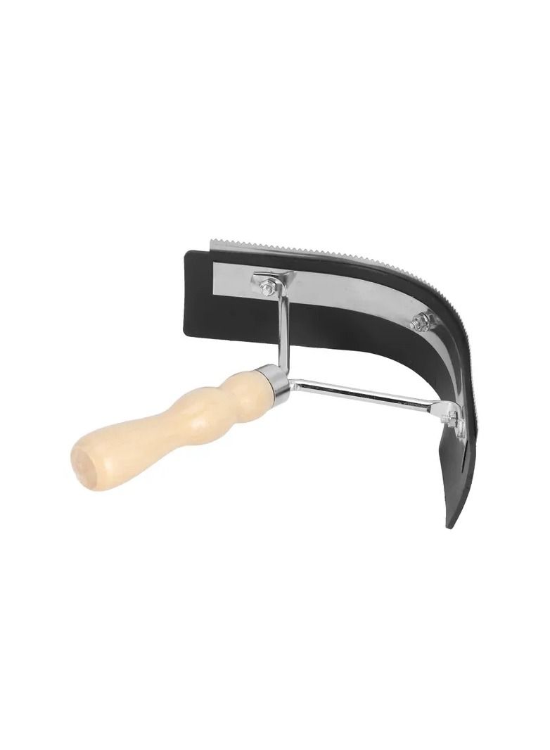 Generic 1-Piece Horse Sweat Scraper,Wood Stainless Steel Rubber Scraper Horse Cleaning Tool,Horse Grooming Care Aid Cleaning Equipment - Image 3