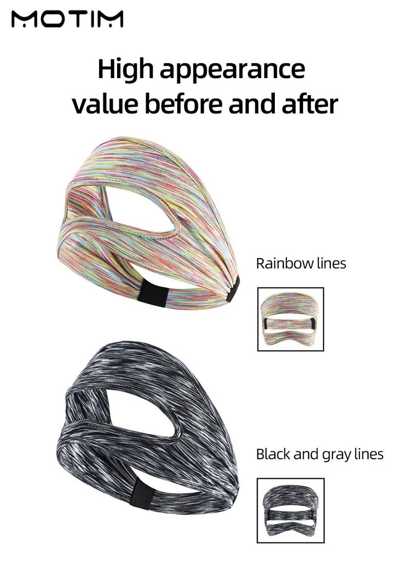 Motim 2 PCS VR Eye Mask Band for Oculus Quest 3/2, Breathable VR Mask Cover for Meta Quest 3, Adjustable VR Face Cover Sweat Guard Face Mask for Virtual Reality Headsets Meta Quest 3, Oculus Quest 2, HTC Vive, PS Gear - Image 3