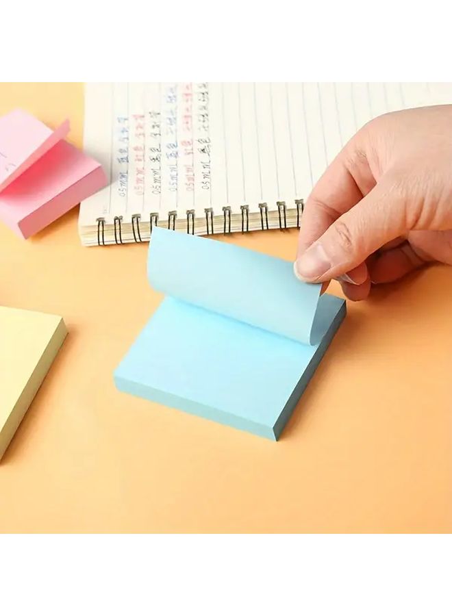 2pcs Colorful Lined Sticky Notes Tearable Memo Pad for Office School Home - Image 3