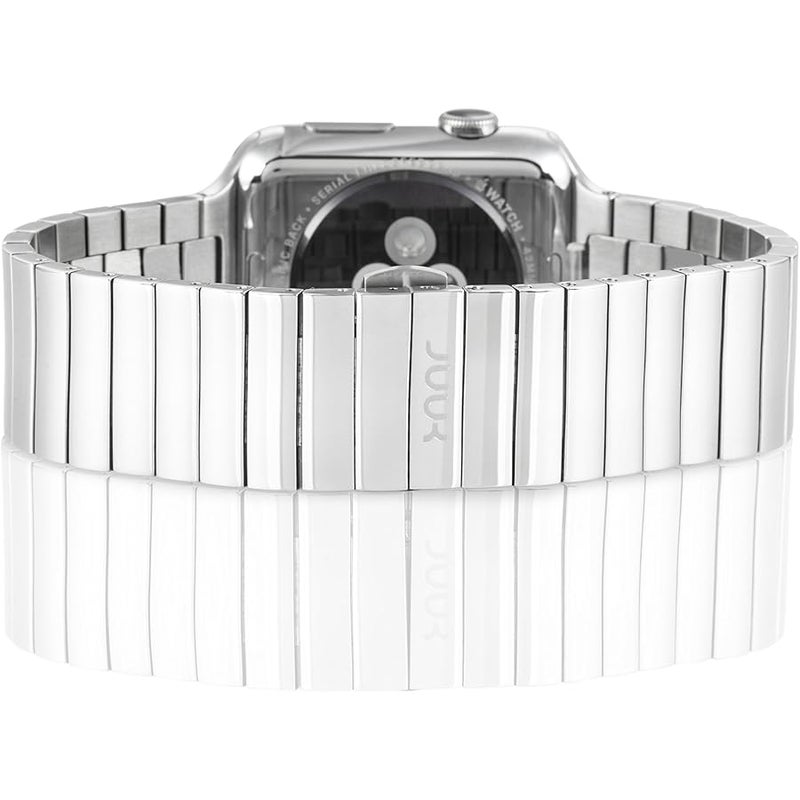 42/44mm Revo Polished Premium Watch Band Made for The Apple Watch, Using Surgical Grade 316L Solid Stainless Steel, with a 316L Solid Stainless Steel Butterfly deployant Buckle - Image 2