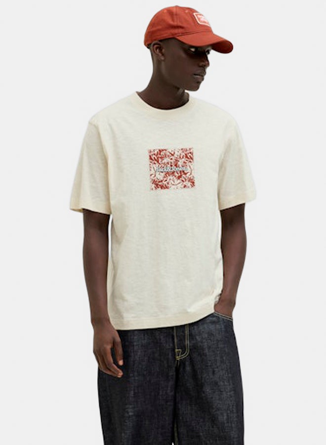 JACK & JONES JACK & JONES Mens Split Aop Branding Tee Crew Neck  - Image 3