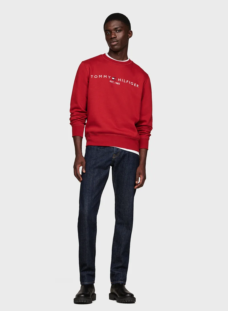TOMMY HILFIGER Logo Crew Neck Sweatshirt