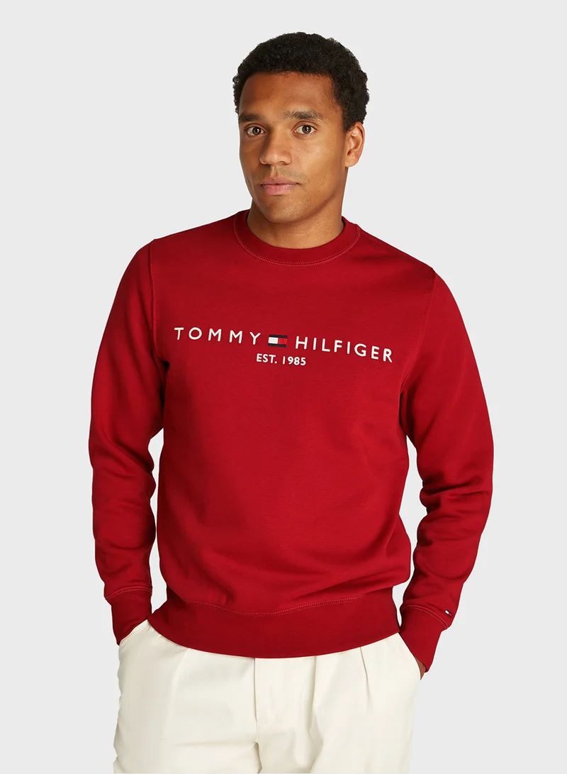 TOMMY HILFIGER Logo Crew Neck Sweatshirt