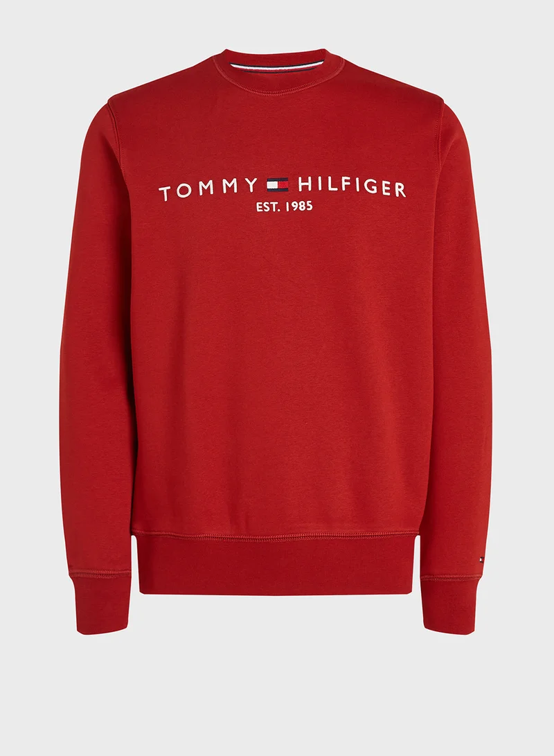 TOMMY HILFIGER Logo Crew Neck Sweatshirt
