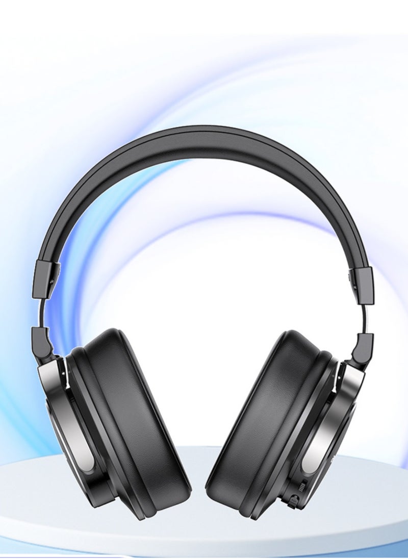 Awei - A710BL - Wireless Noise Cancelling Headphones, Foldable, Touch Control, Black - Image 1