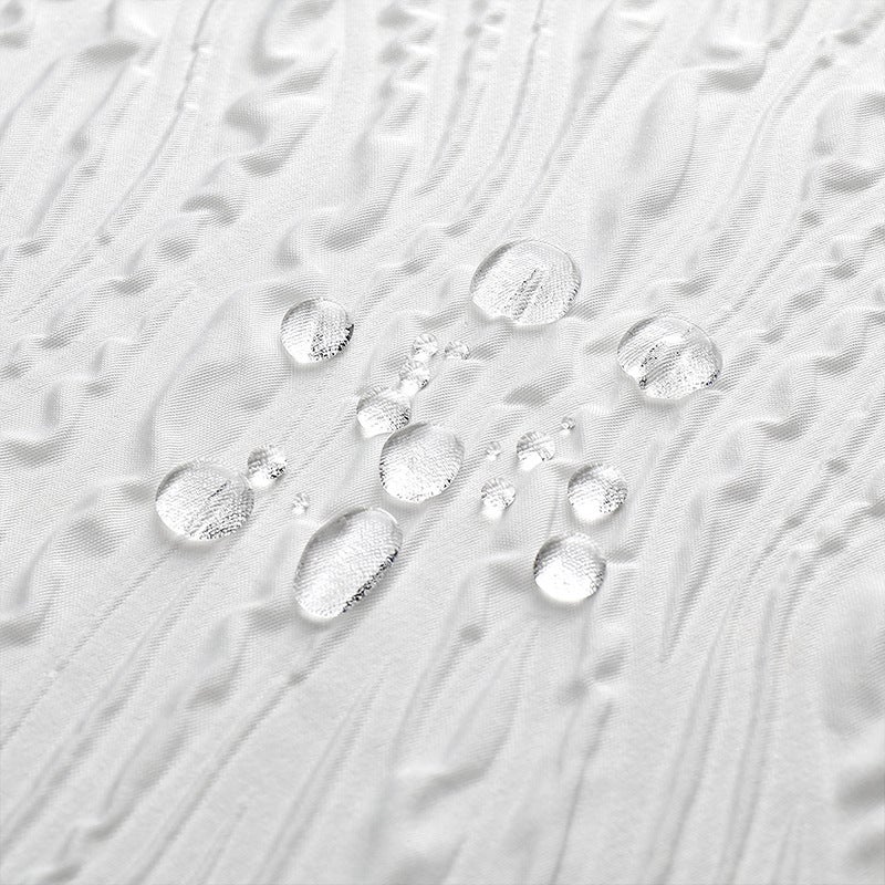 Composite Foaming Polyester Shower Curtain Waterproof And Mildew-Proof Bathroom Shower Curtain Waterproof Cloth Shower Curtain - Image 4