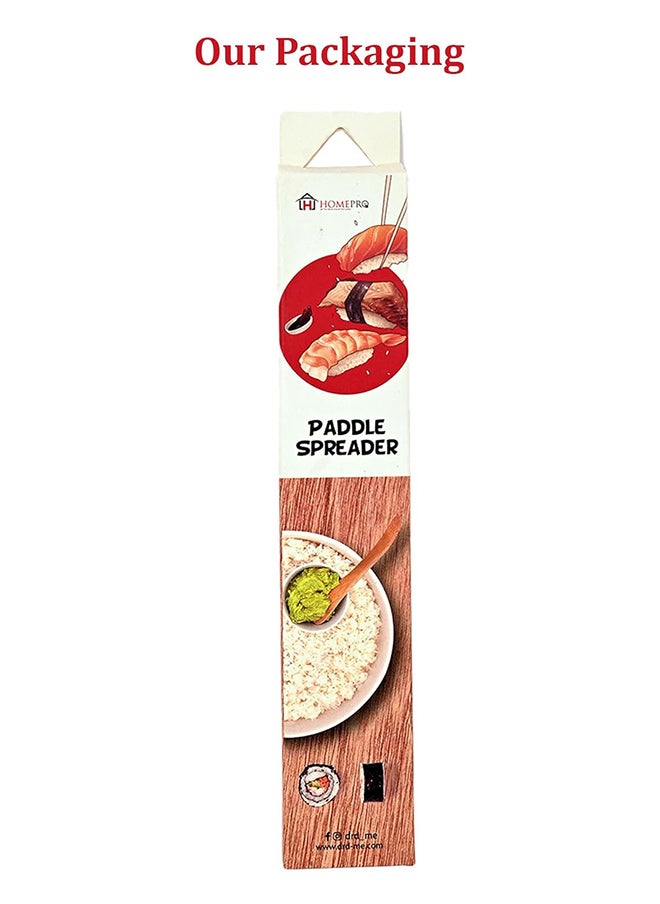Home Pro Homepro Paddle Spreader Versatile Paddle Spreader - Perfect For Cooking & Spreading Paddle Spreader - Kitchen Essential Versatile Kitchen Helper Paddle Spreader - Handy Cooking Companion 17x3 cm Beige  - Image 2