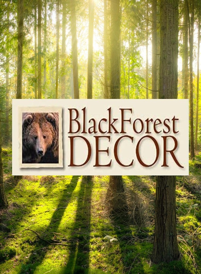 BLACK FOREST DECOR - Bear Mountain Time Wall Clock - Rustic Farmhouse Black Bear Clock - 12" x 12" - Image 3
