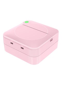 NIBEMINENT 200dpi Portable Mini Pocket Thermal Printer with 1 Roll Paper Pink  - Image 4