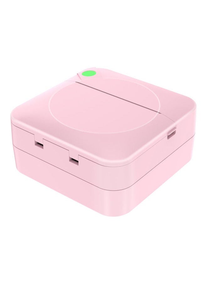 NIBEMINENT 200dpi Portable Mini Pocket Thermal Printer with 1 Roll Paper Pink  - Image 4