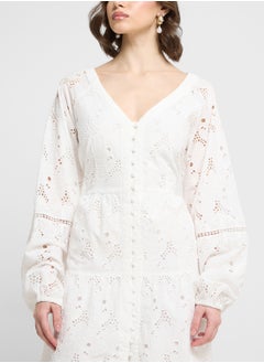 YAS Yasivalu Long Sleeve Dress  - Image 3