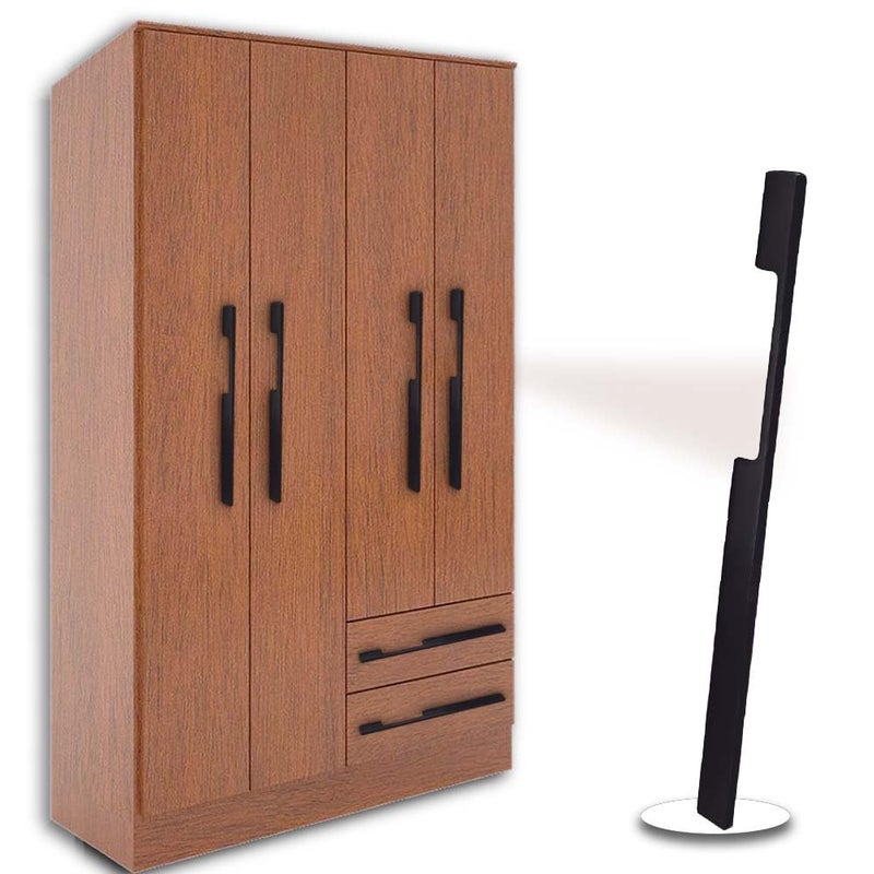 Volo VOLO Wardrobe Cabinet Handle MultiUse Pull Handle for Wardrobe Drawer Sliding Closet and Door in Kitchen Office and Bedroom SAC27 2 Black 600MM 24 Inch  - Image 3