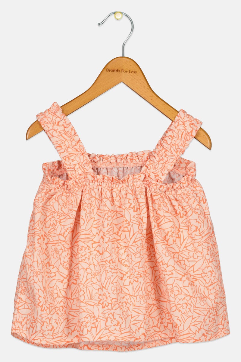 DeFacto Kids Girl Sleeveless Floral Print Top, Multicolor - Image 2