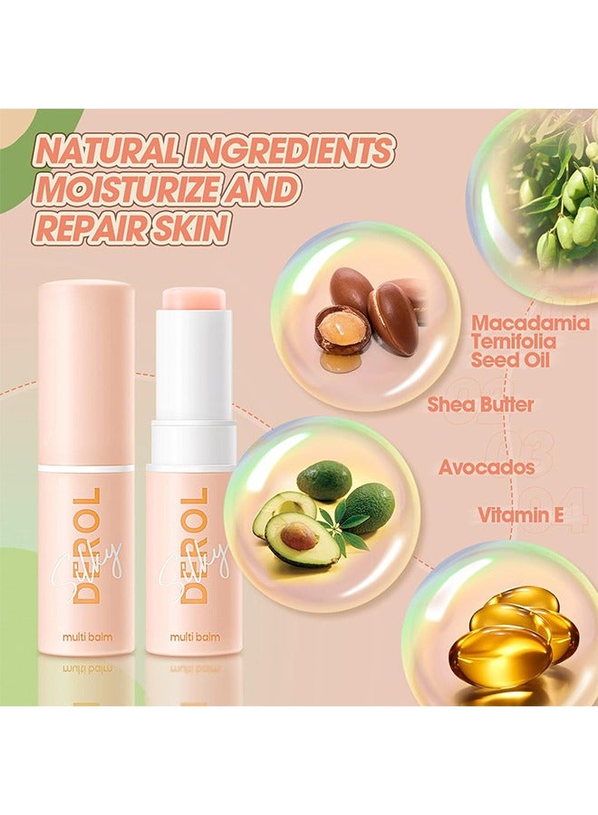 ديرول بلسم متعدد الترطيب ، بلسم متعدد الترطيب لإصلاح التجاعيد ، بلسم للوجه ، مرطب مرطب للوجه ، بلسم للوجه ، مرطب مرطب للوجه ، بلسم التجاعيد ، مرطب الكولاجين للبشرة للوجه (7 جم / 0.246 أونصة) - Image 3