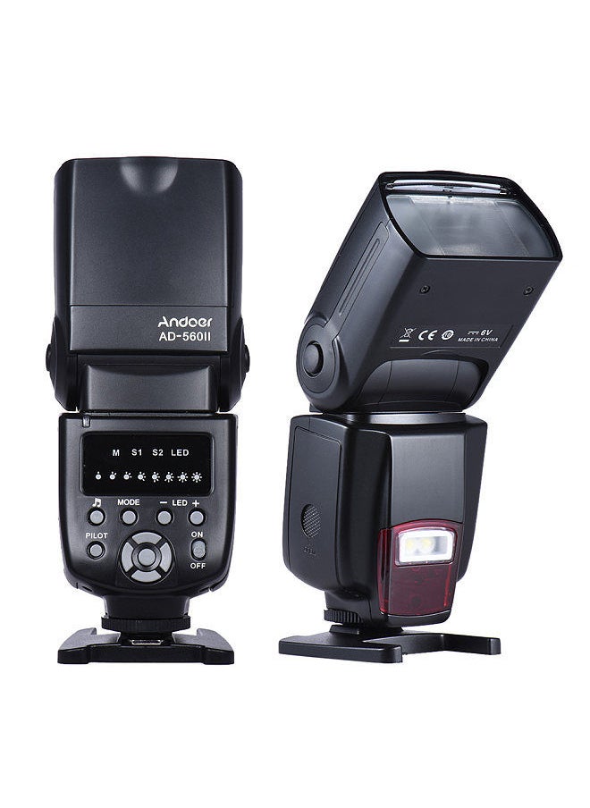 ANDOER AD-560Ⅱ Universal Flash Speedlite On-camera Flash GN50 w/ Adjustable LED Fill Light for Canon Nikon Olympus Pentax DSLR Cameras  - Image 4