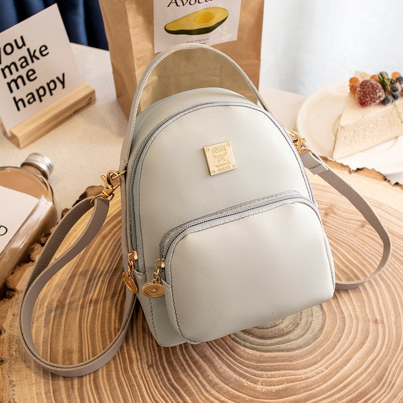 Fashion Korean Style Ladies Backpack Light gray 