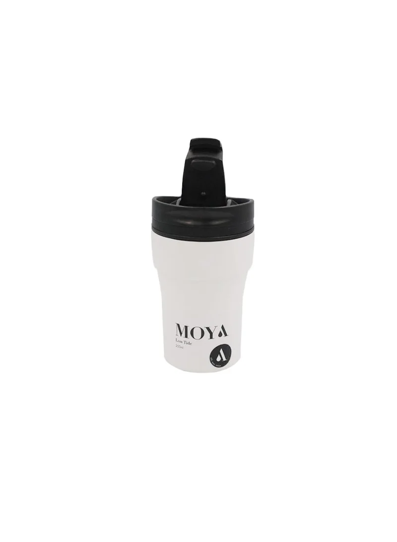 MOYA Moya "Low Tide" 250ml Travel Coffee Mug Black/White
