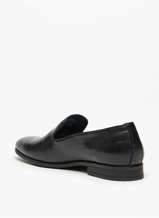 LBL by Shoexpress Textured Slip-On Loafers