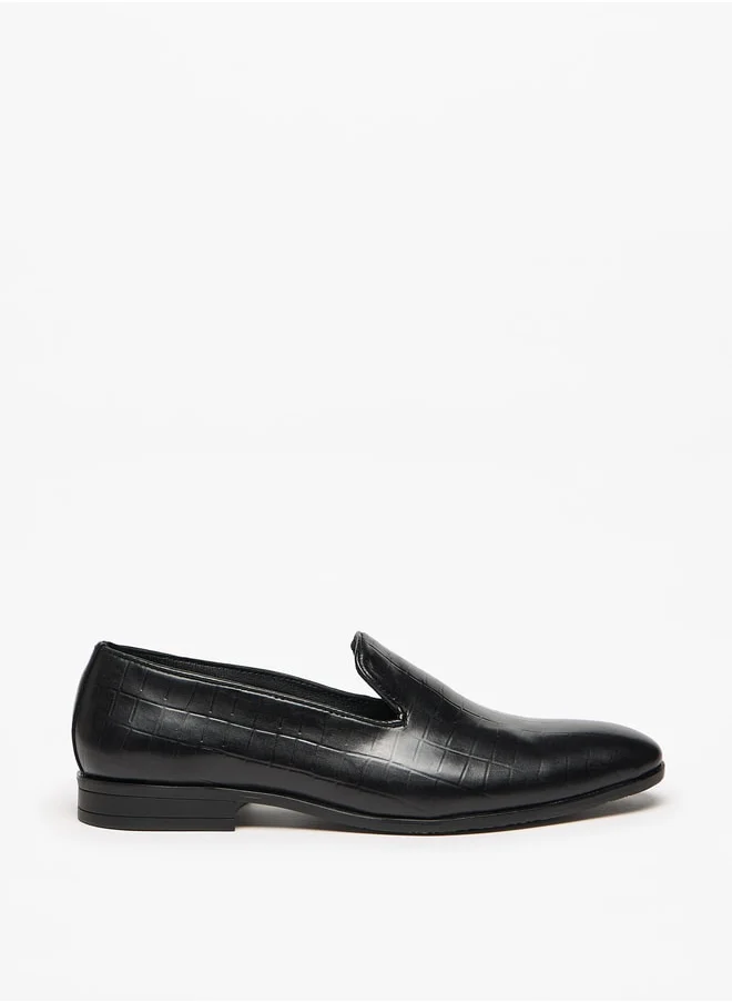 ال بي ال من شو اكسبرس Textured Slip-On Loafers
