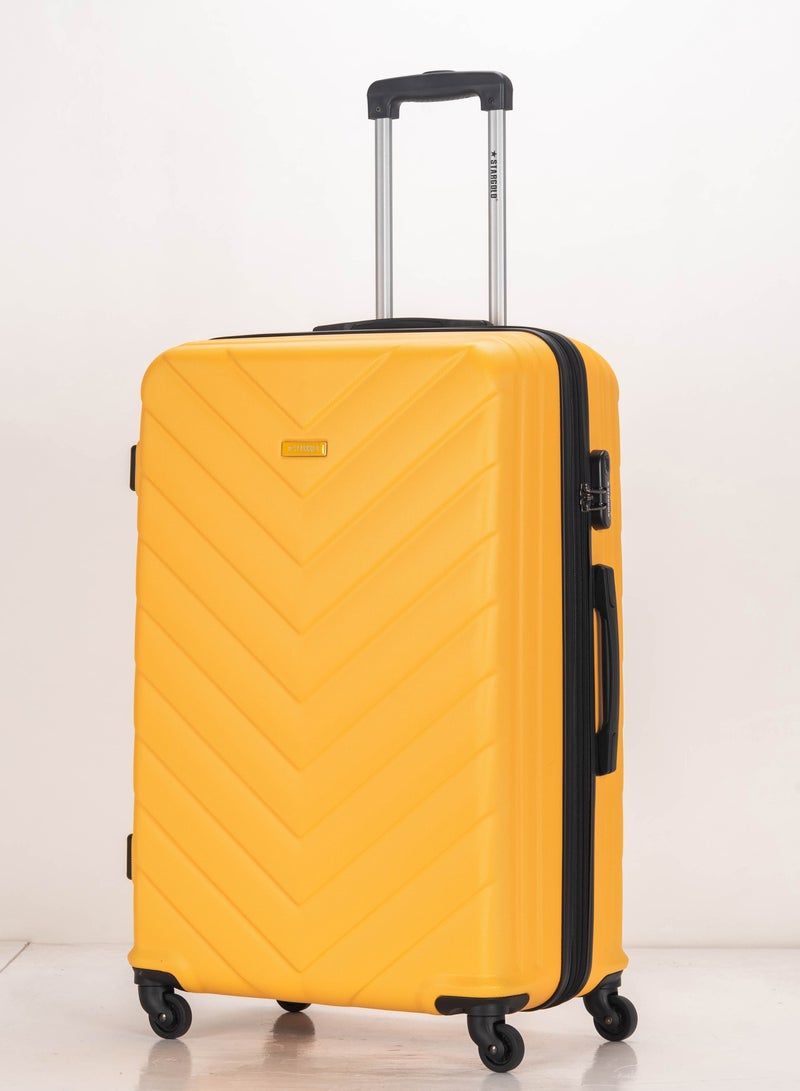 ستارجولد 4 عبوات من عربة أمتعة مقفلة ذات رقم دوار للجانب الصلب - Image 2