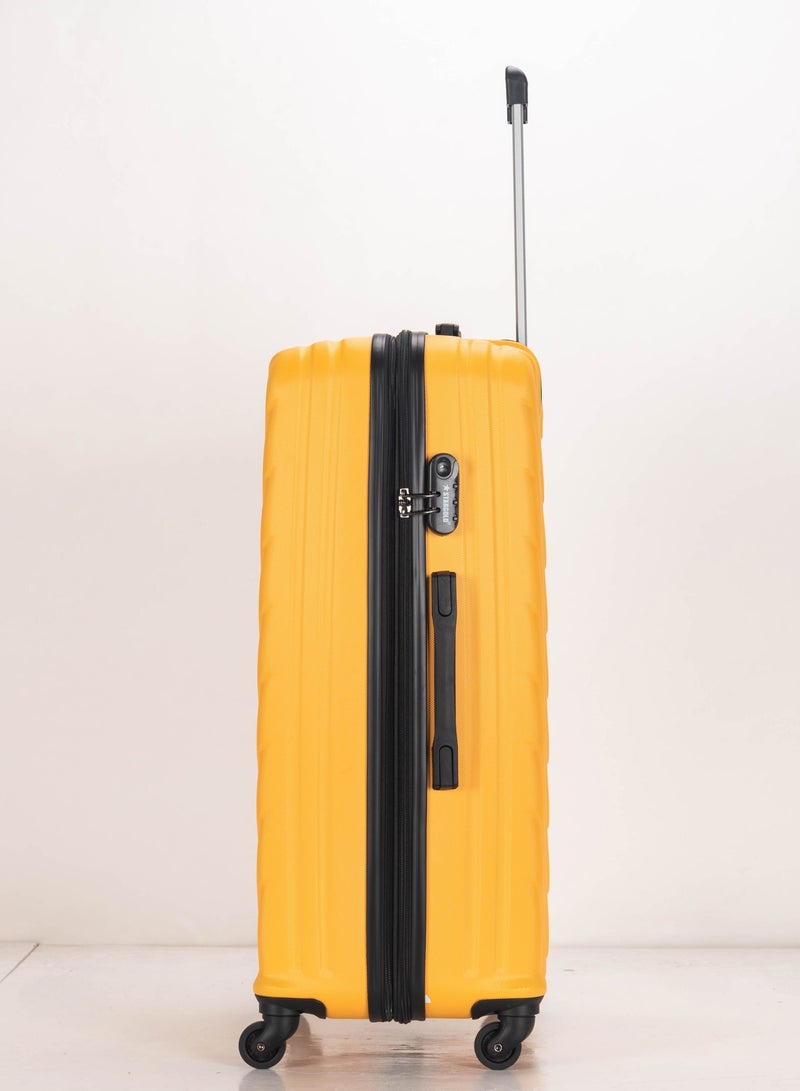 ستارجولد 4 عبوات من عربة أمتعة مقفلة ذات رقم دوار للجانب الصلب - Image 4