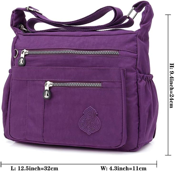 MINTEGRA Store Crossbody Bag for Women Nylon Waterproof Shoulder Purse Messenger Bag Lightweight Pocketbooks - Image 5