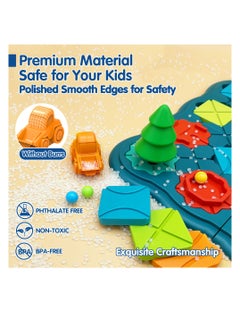KASTWAVE Logic Road Builder Games, Kids Toys STEM Board Games, Brain Teasers Puzzles for 3 - 7 Year Old Boys Girls, Educational Montessori Birthday Gifts for Ages 4-8, Preschool Classroom Learning  - Image 5