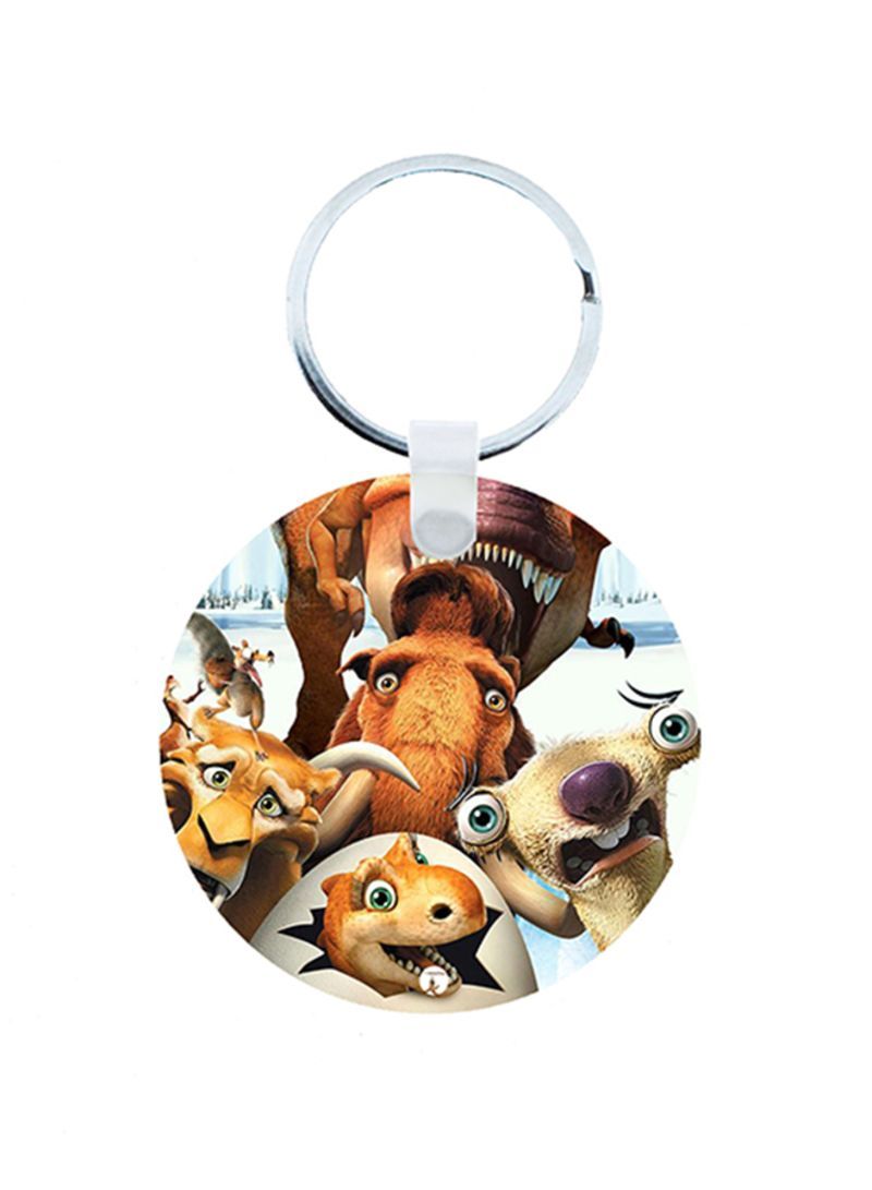 RKN Ice Age Wooden Keychain 