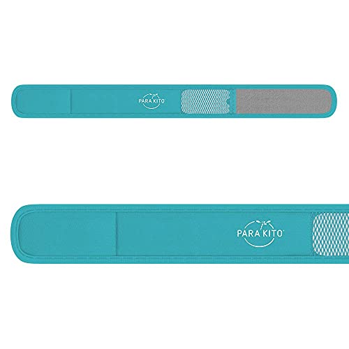PARA'KITO Mosquito Insect & Bug Protection Wristband - Mosquito Stickers, Bug Spray Alternative Essentials for Beach, Camping, Desert Hiking - Natural Essential Oils (Turquoise) - Image 4