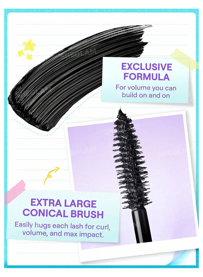 SHEGLAM Lashlighter Mega Boost Mascara black - Image 3
