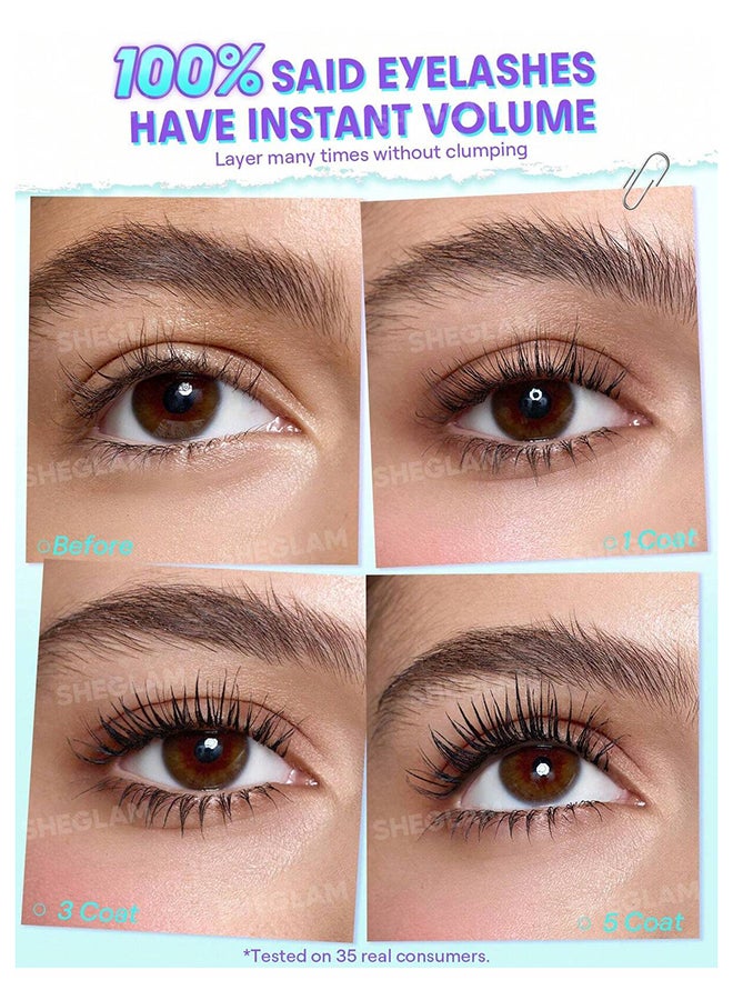 SHEGLAM Lashlighter Mega Boost Mascara black - Image 2