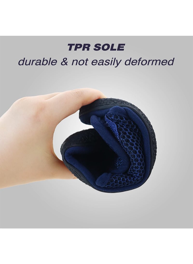 Diabetic Shoes, Extra Wide Width Open Toe Sandals, Adjustable Arthritis Edema Slippers for Elderly