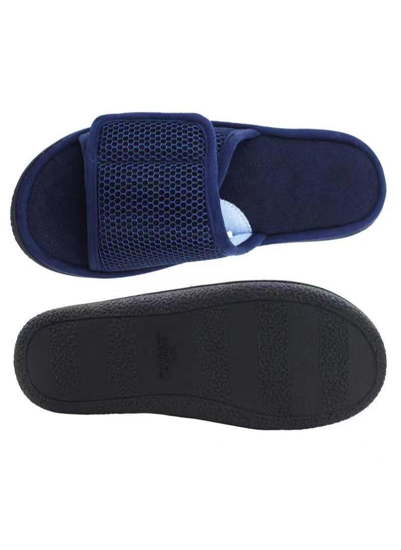 Diabetic Shoes, Extra Wide Width Open Toe Sandals, Adjustable Arthritis Edema Slippers for Elderly