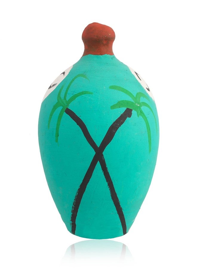 Onlinch Handmade Clay Piggy Bank for Kids | Traditional Gullak Coin Bank | Hand-Painted Terracotta Money Saving Pot | Eco-Friendly & Cute Design for Boys & Girls | Birthday Gift Idea (Design-14) - Image 3