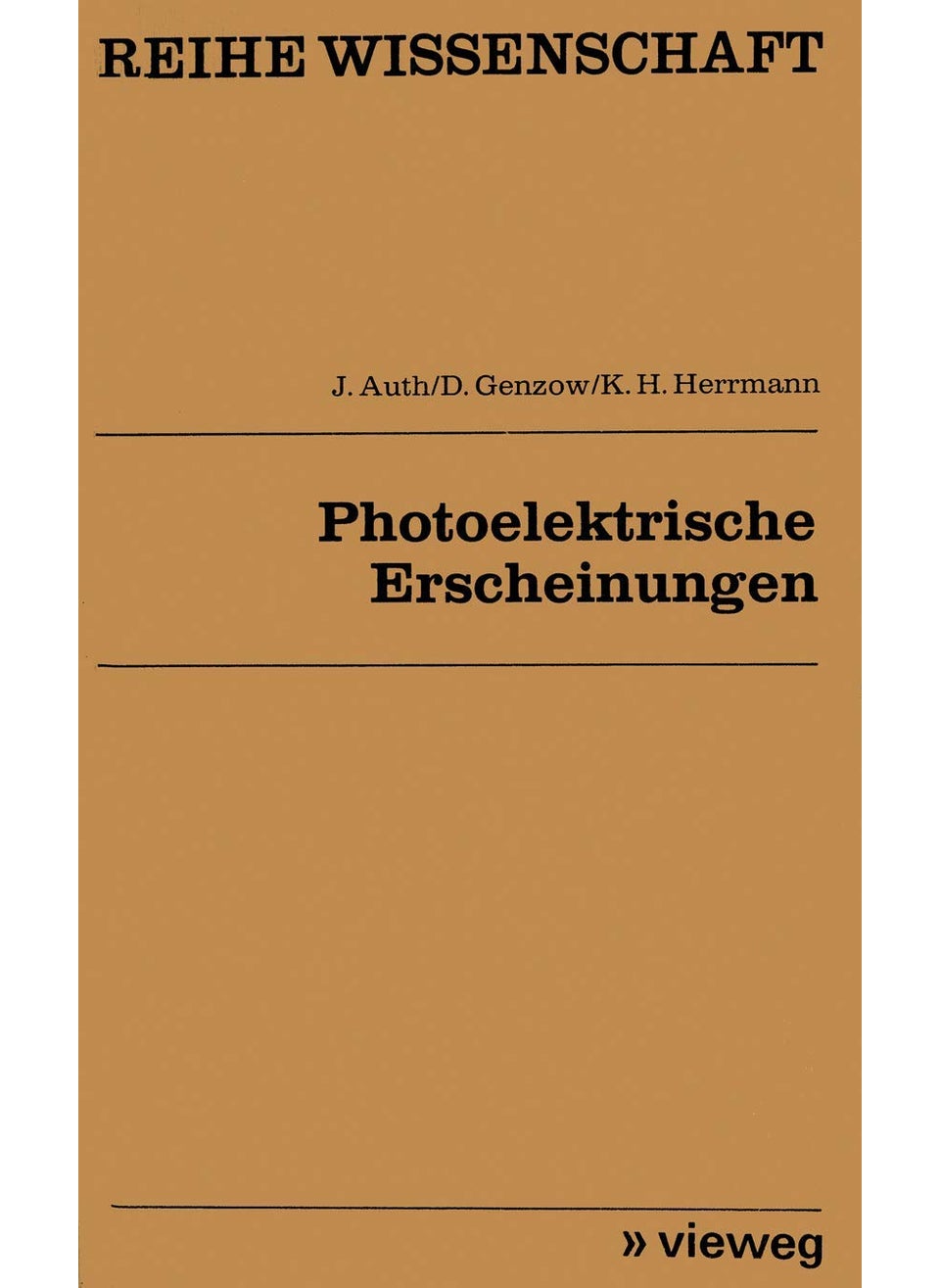 Photoelektrische Erscheinungen 