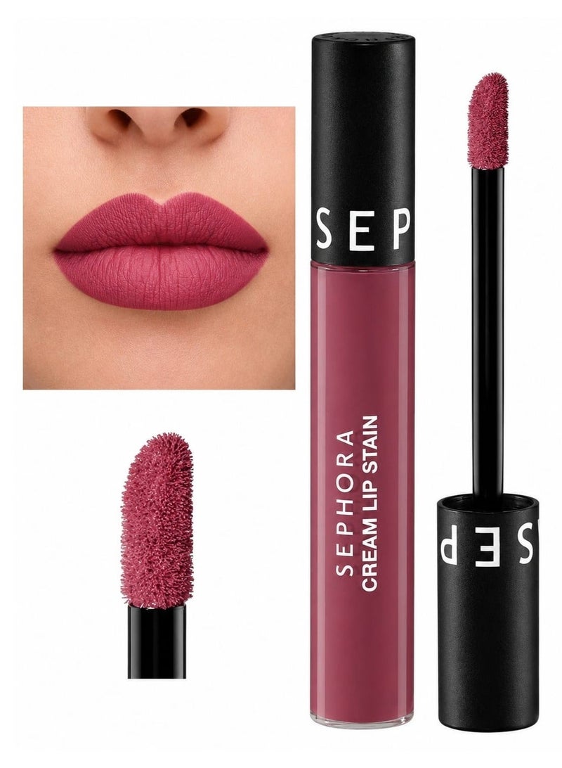 SEPHORA COLLECTION [100% Original] Sephora Cream Lip Satin Liquid Matte Lipstick - 124 Rose Instinct - Image 1