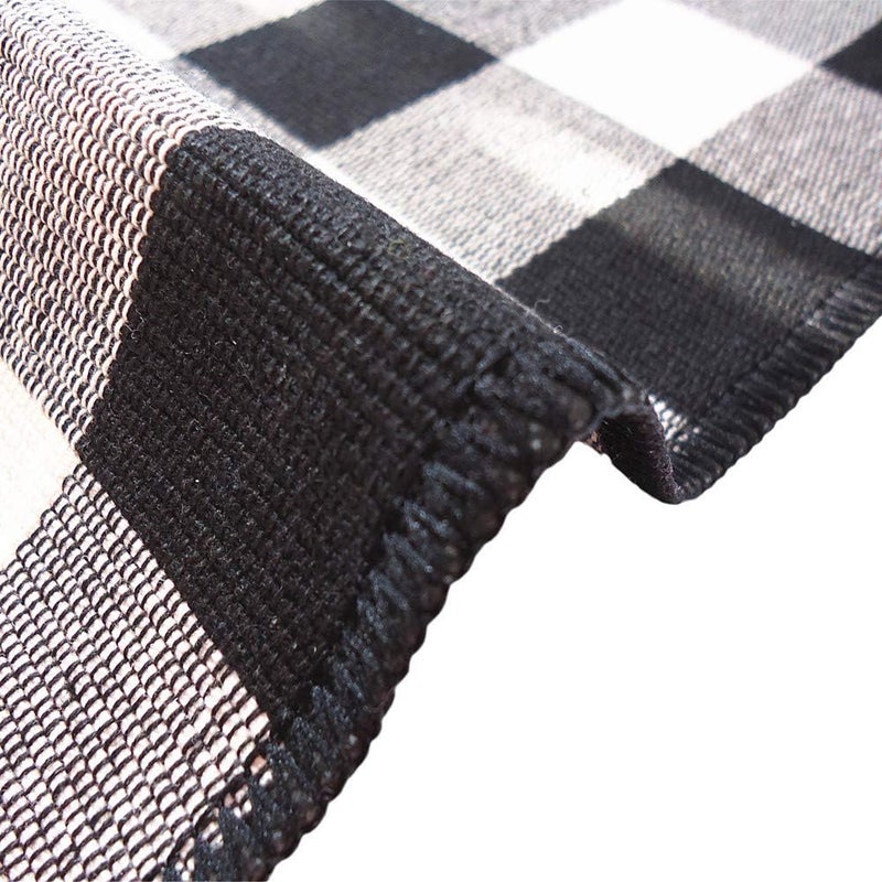 LEVINIS Plaid Placemats Set of 4 Buffalo Check Gingham Cotton Place Mats for Dining Table - Image 5