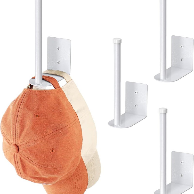 2-Pack Baseball Cap Organizer Hanger, Hat Rack, Towel Hook, for Door/Bedroom/Bathroom - Image 5