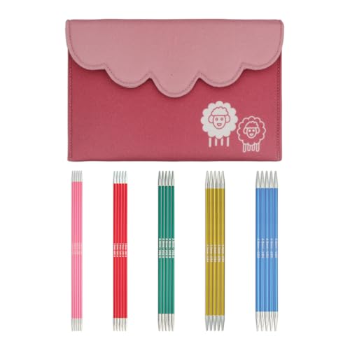 KnitPro Zing Starter Double Pointed Needle Set 6 15cm  5 Sizes 2mm to 4mm