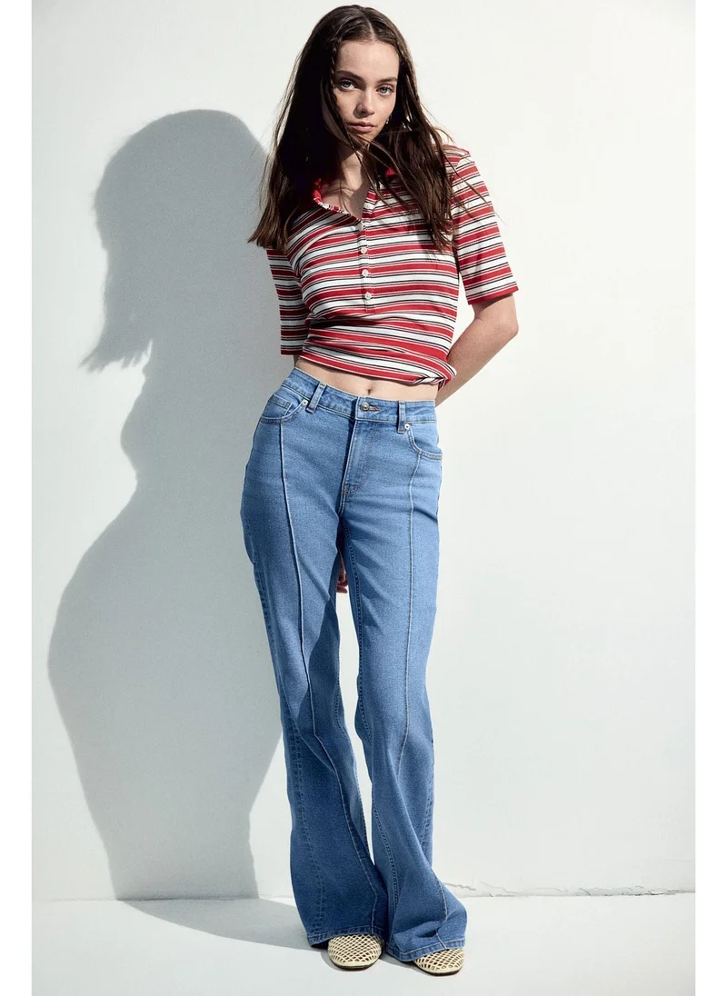 اتش اند ام Flared High Jeans