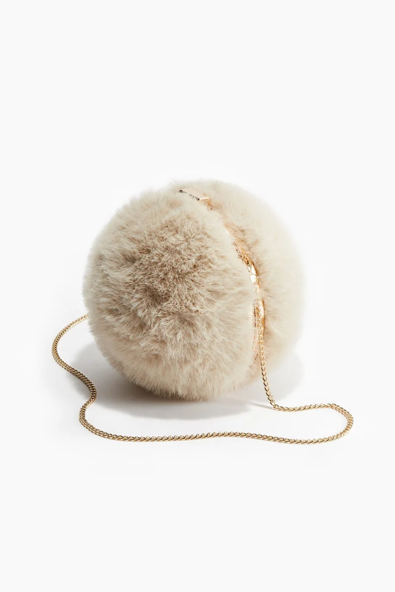 H&M Fluffy spherical crossbody bag