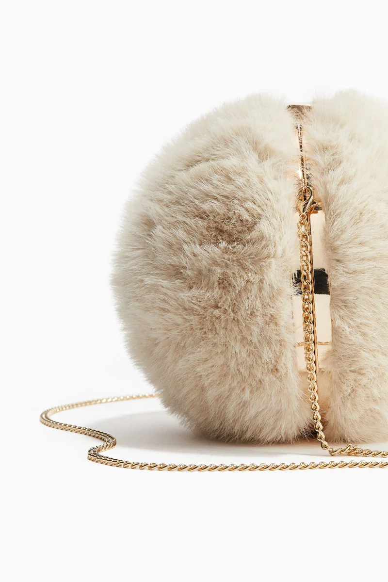 H&M Fluffy spherical crossbody bag