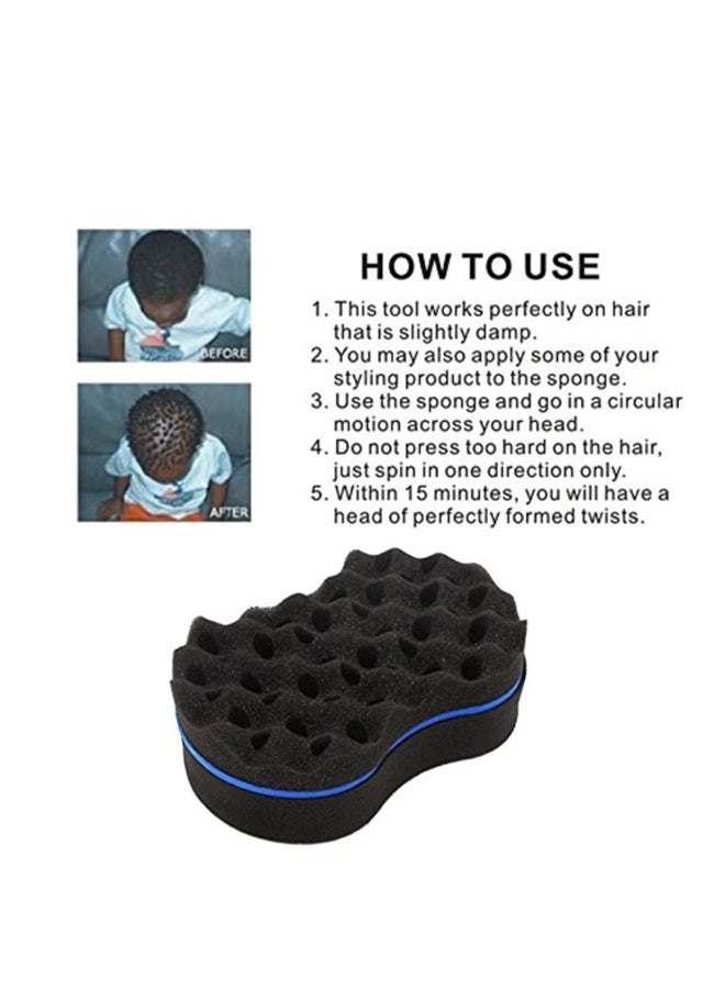 NIKITA.VIVI Magic Barber Dual Side Hairbrush Sponge - Image 5